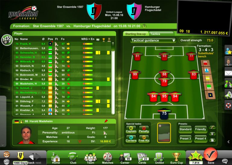 goalunited - Il manageriale di calcio online